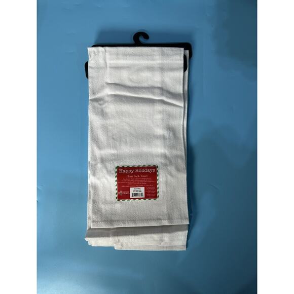 Nordic Gnome Let It Snow Winter Holiday Kitchen Flour Sack Towel Set of 3 - Picture 3 of 3